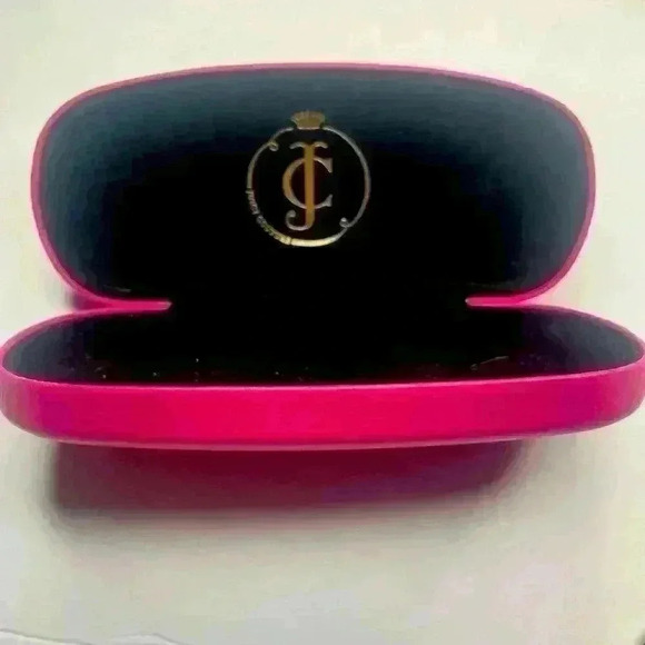 Juicy Couture Eye Glass Case hot pink - Picture 2 of 8